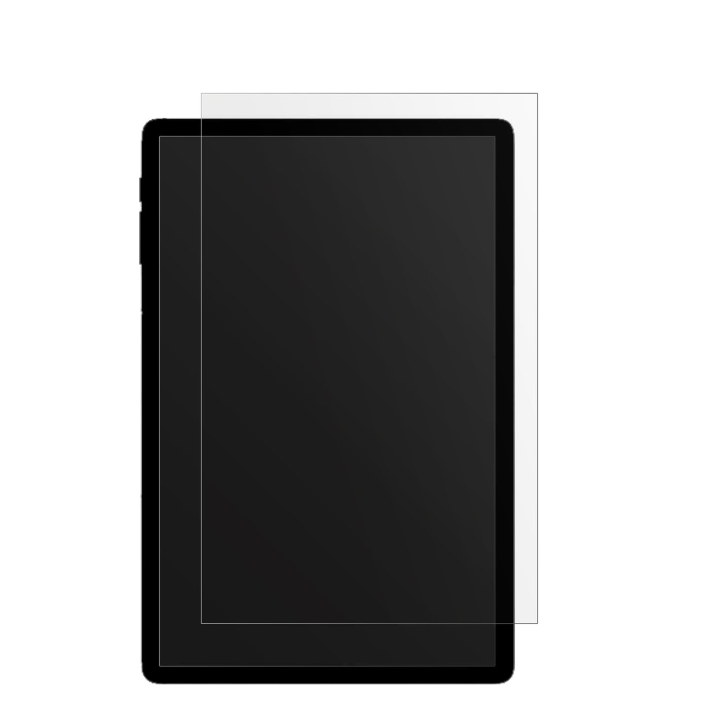 UlefoneTab A10 Pro mit aufgebrachter dipos Displayschutzfolie, die lästige Fingerabdrücke minimiert