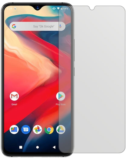 UmidigiS3 Pro mit aufgebrachter dipos Displayschutzfolie, die lästige Fingerabdrücke minimiert