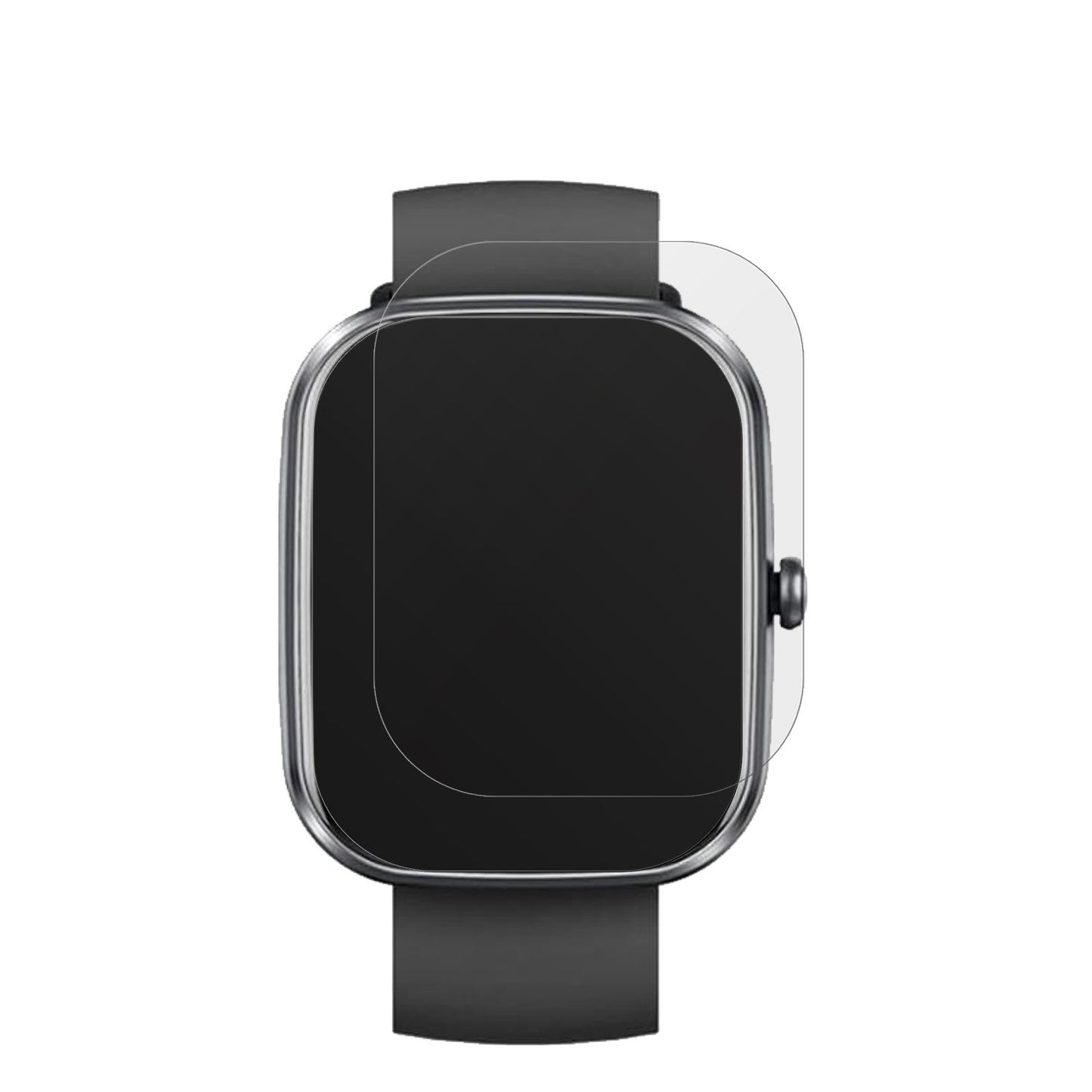 VEKJ1.91 Zoll Smartwatch mit aufgebrachter dipos Displayschutzfolie, die lästige Fingerabdrücke minimiert