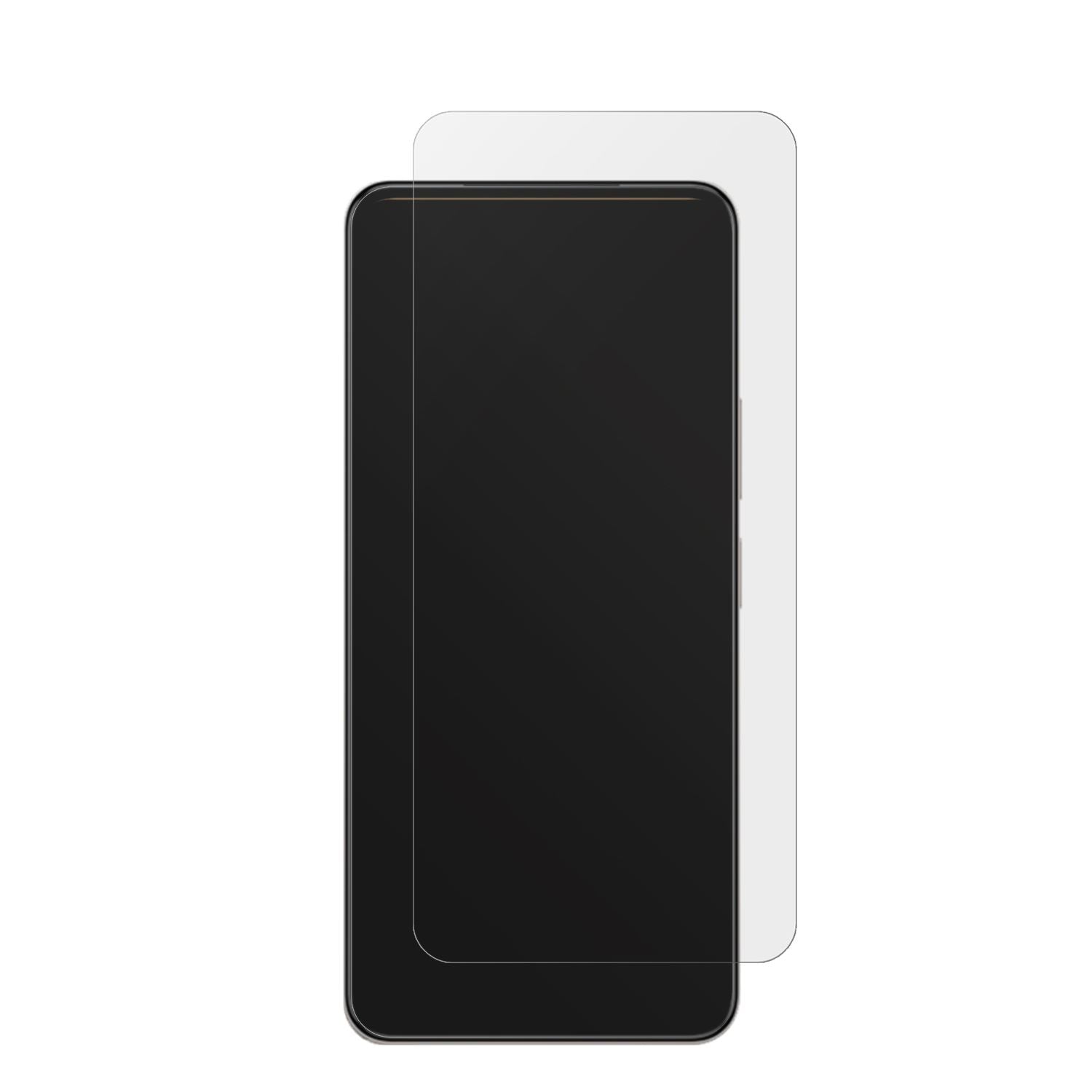 VivoiQOO Z10x mit aufgebrachter dipos Displayschutzfolie, die lästige Fingerabdrücke minimiert