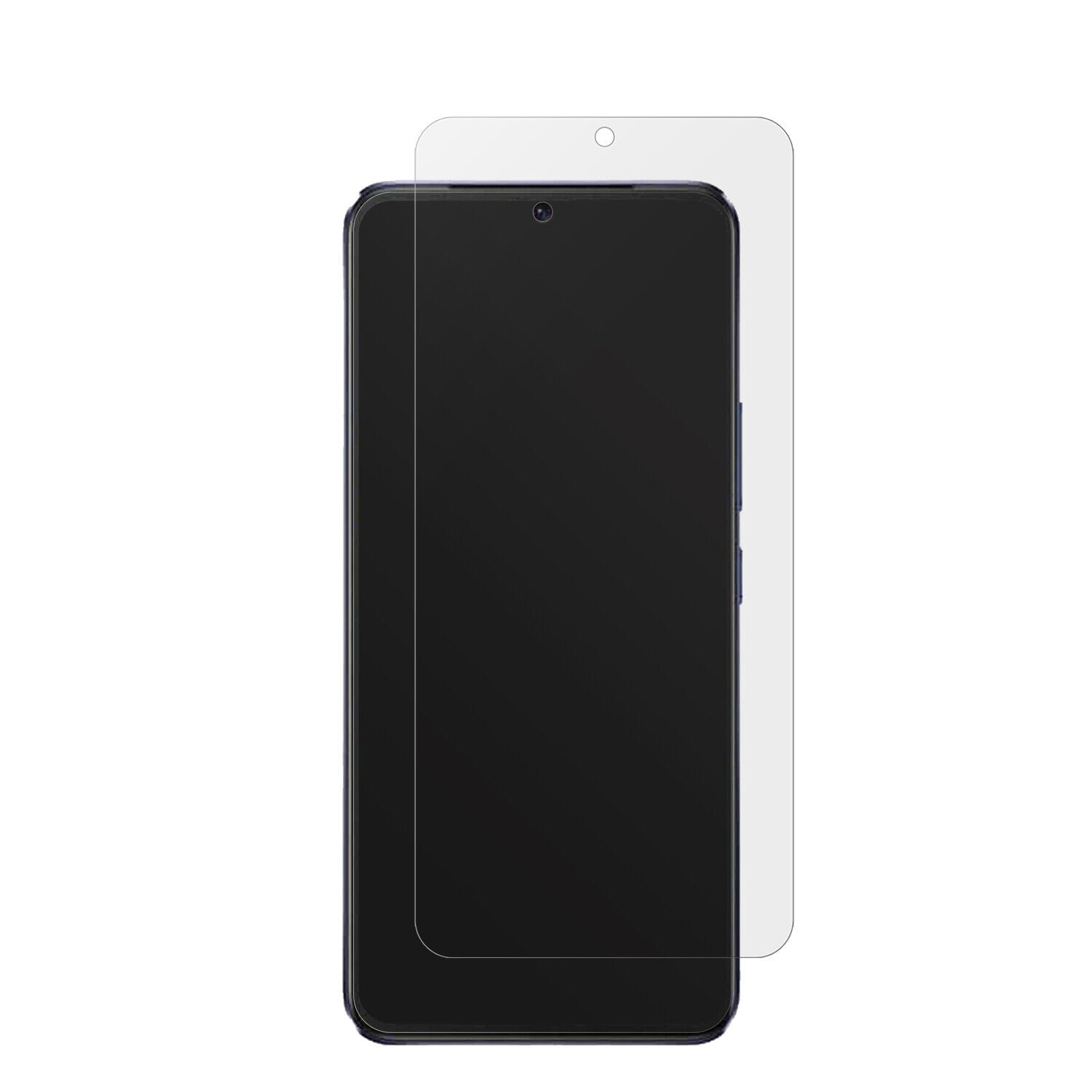 VivoV21 mit aufgebrachter dipos Displayschutzfolie, die lästige Fingerabdrücke minimiert