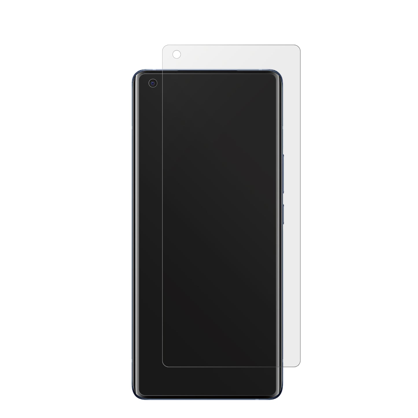 VIVOX50 Pro Plus mit aufgebrachter dipos Displayschutzfolie, die lästige Fingerabdrücke minimiert