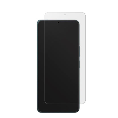 VivoY04s mit aufgebrachter dipos Displayschutzfolie, die lästige Fingerabdrücke minimiert