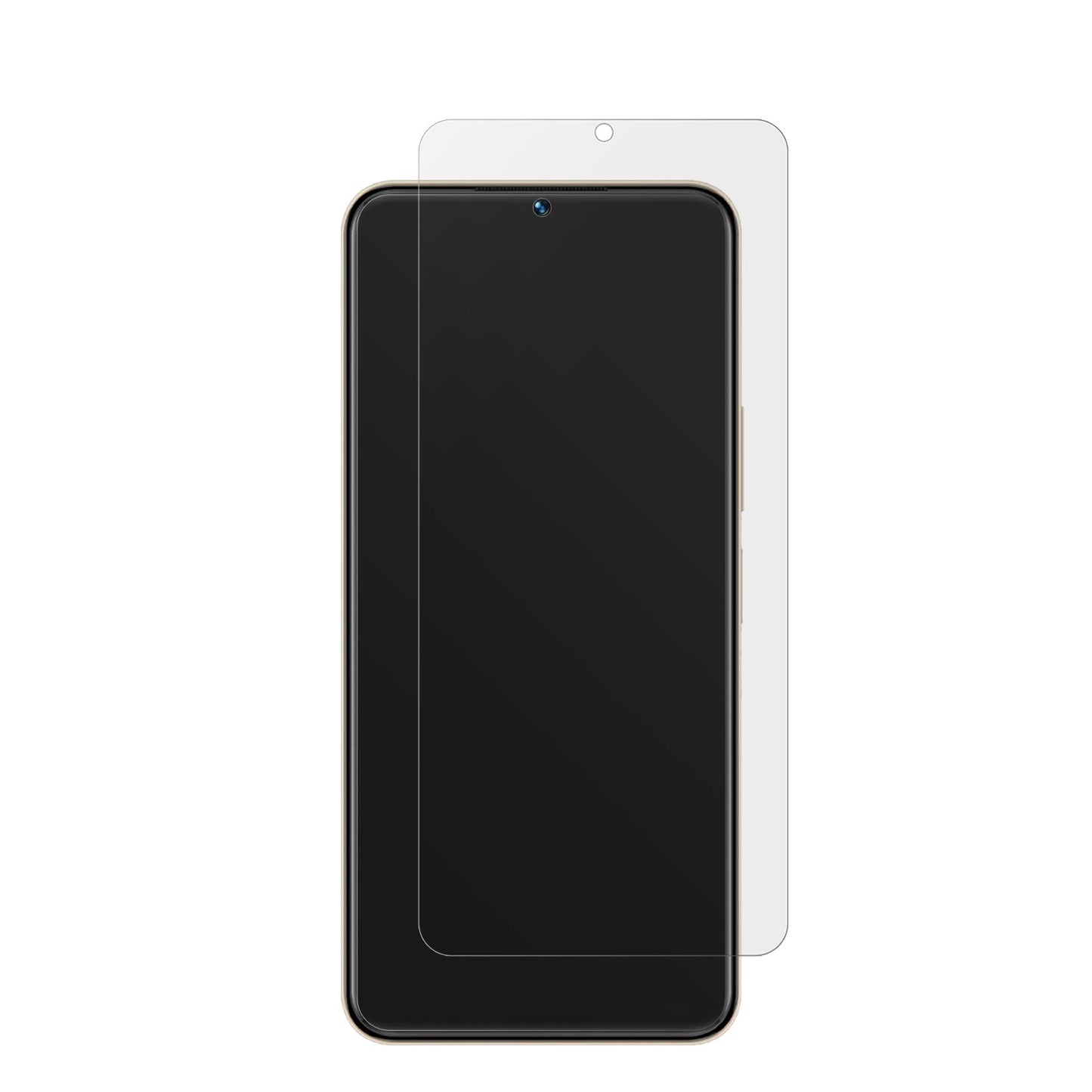 VIVOY35 5G mit aufgebrachter dipos Displayschutzfolie, die lästige Fingerabdrücke minimiert