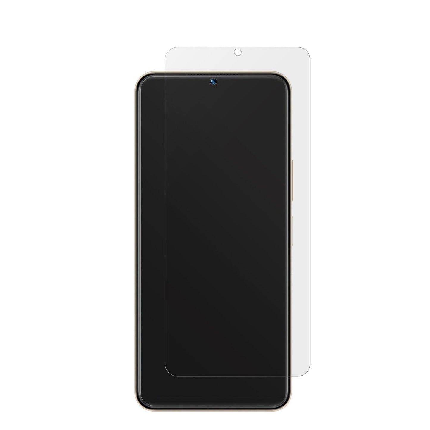 VIVOY35 5G mit aufgebrachter dipos Displayschutzfolie, die lästige Fingerabdrücke minimiert
