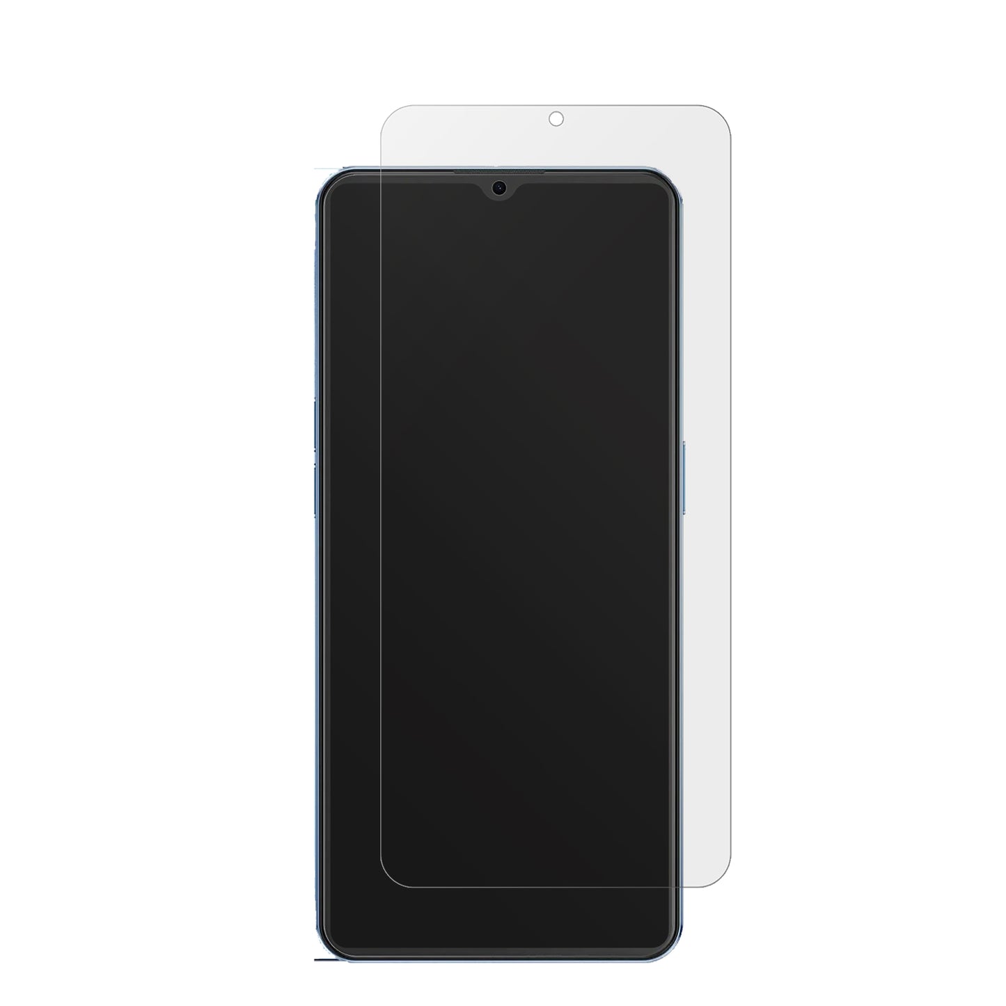 XGodyMate 50 mit aufgebrachter dipos Displayschutzfolie, die lästige Fingerabdrücke minimiert