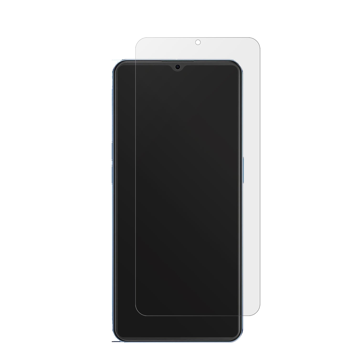 XGodyMate 50 mit aufgebrachter dipos Displayschutzfolie, die lästige Fingerabdrücke minimiert