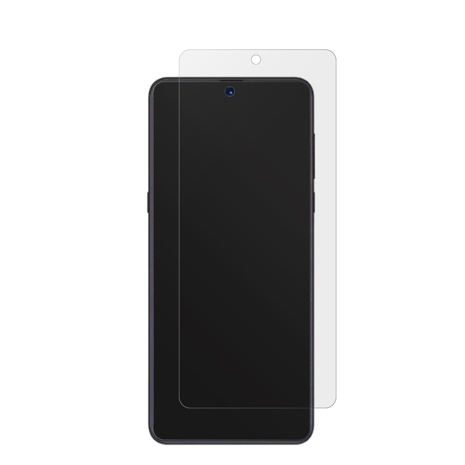 XiaomiMi 12S mit aufgebrachter dipos Displayschutzfolie, die lästige Fingerabdrücke minimiert