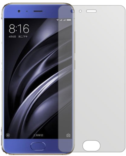 XiaomiMi6 mit aufgebrachter dipos Displayschutzfolie, die lästige Fingerabdrücke minimiert