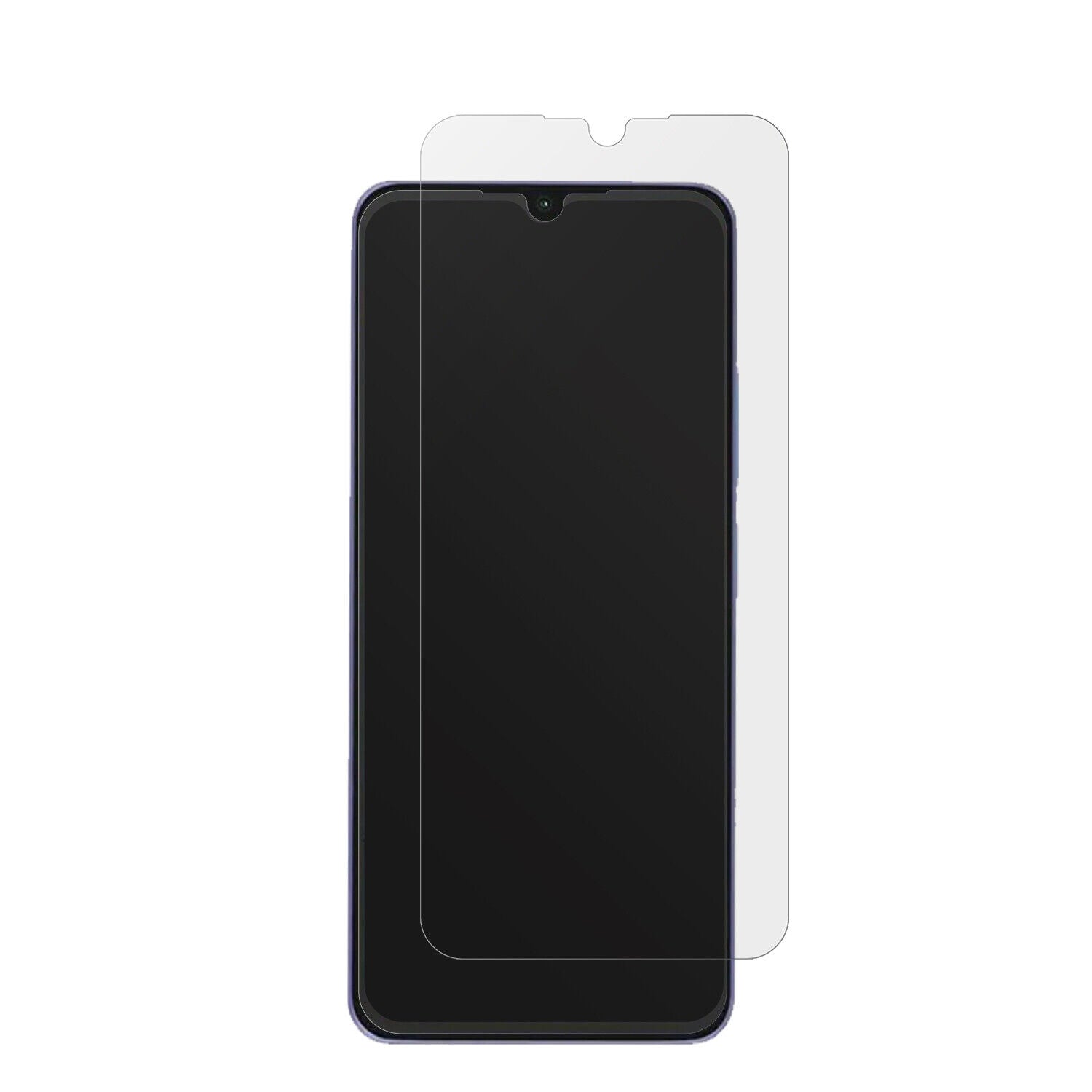 XiaomiPoco C55 mit aufgebrachter dipos Displayschutzfolie, die lästige Fingerabdrücke minimiert