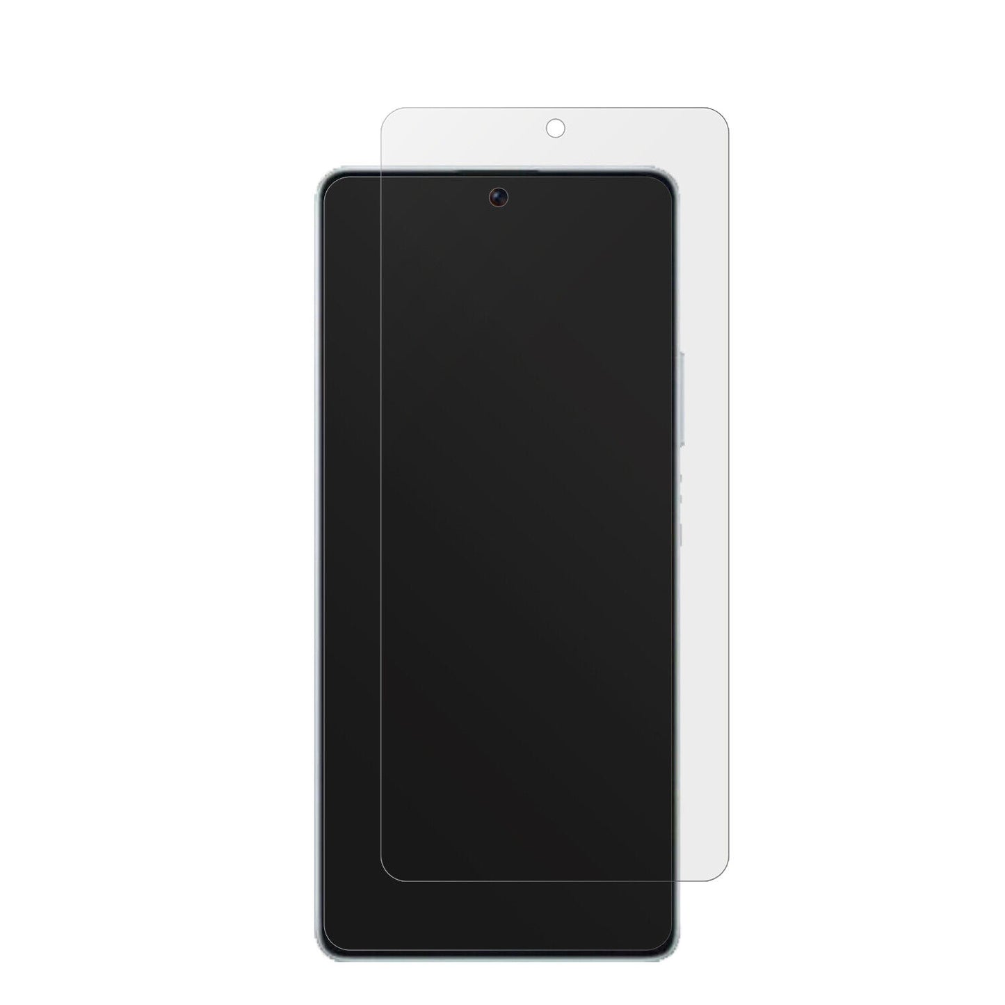 XiaomiPoco F5 mit aufgebrachter dipos Displayschutzfolie, die lästige Fingerabdrücke minimiert