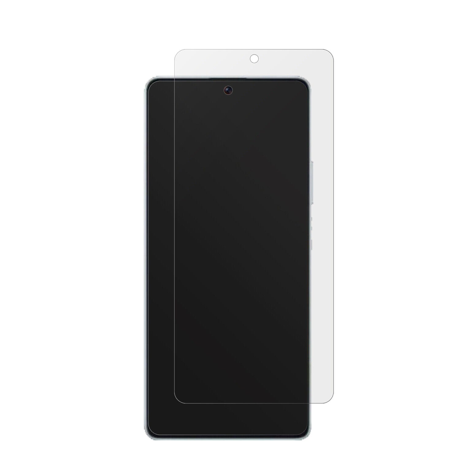 XiaomiPoco F5 mit aufgebrachter dipos Displayschutzfolie, die lästige Fingerabdrücke minimiert