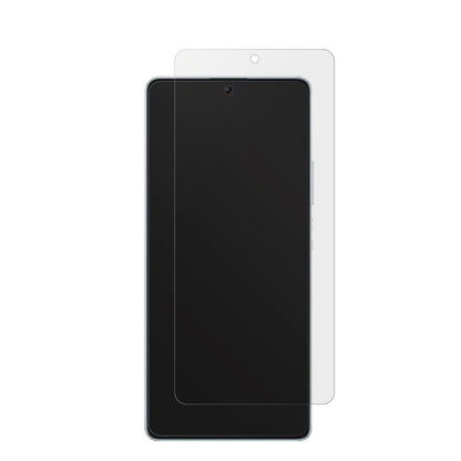 XiaomiPoco F5 mit aufgebrachter dipos Displayschutzfolie, die lästige Fingerabdrücke minimiert