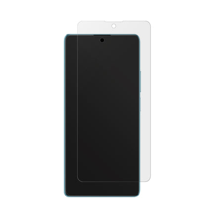 XiaomiRedmi 13 5G mit aufgebrachter dipos Displayschutzfolie, die lästige Fingerabdrücke minimiert
