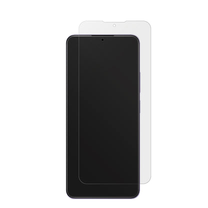 XiaomiRedmi A4 5G mit aufgebrachter dipos Displayschutzfolie, die lästige Fingerabdrücke minimiert