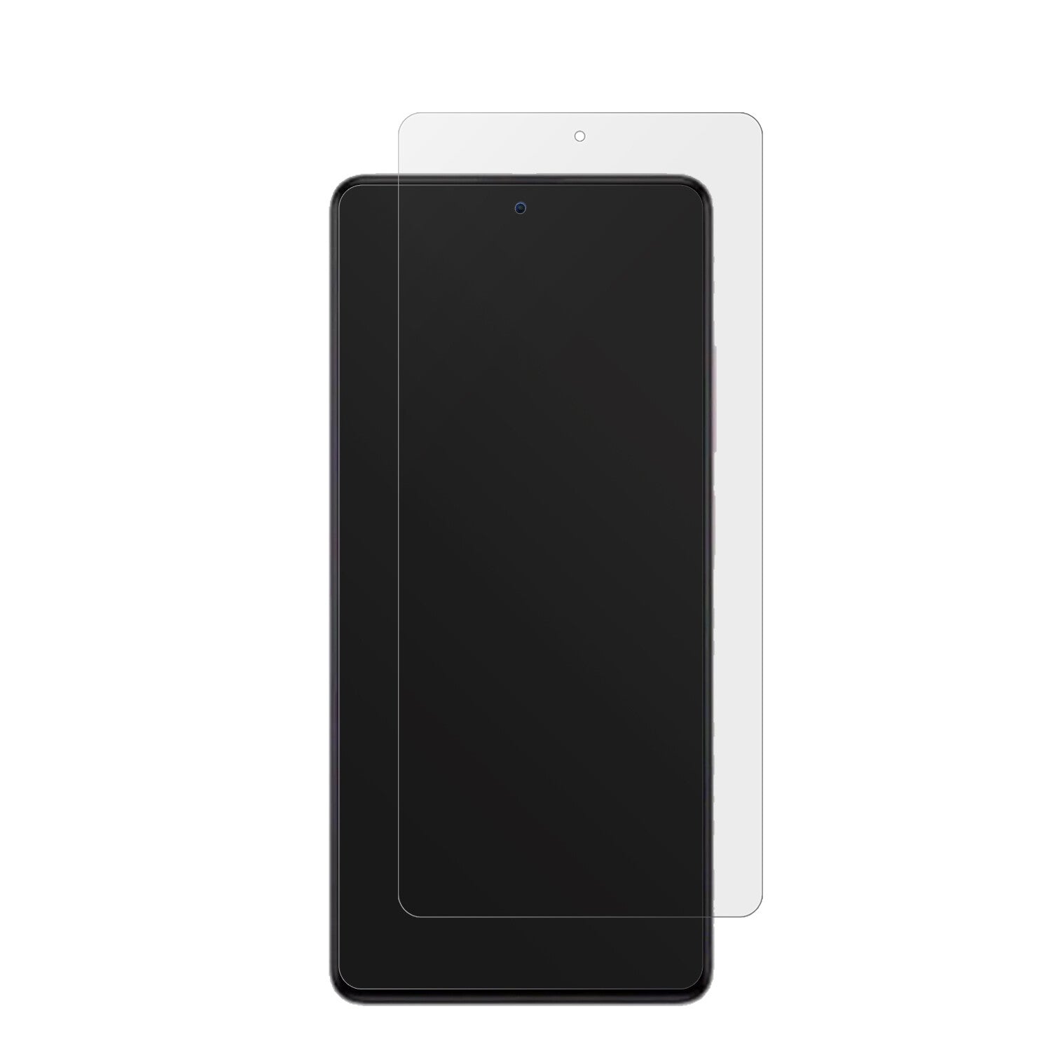 XiaomiRedmi Note 12 Discovery mit aufgebrachter dipos Displayschutzfolie, die lästige Fingerabdrücke minimiert