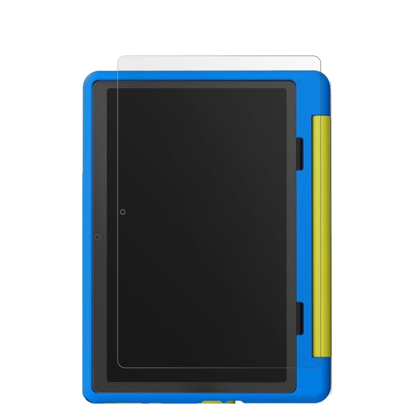 YictyKinder Tablet mit aufgebrachter dipos Displayschutzfolie, die lästige Fingerabdrücke minimiert
