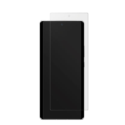 ZTEAxon 30 Ultra 5G mit aufgebrachter dipos Displayschutzfolie, die lästige Fingerabdrücke minimiert