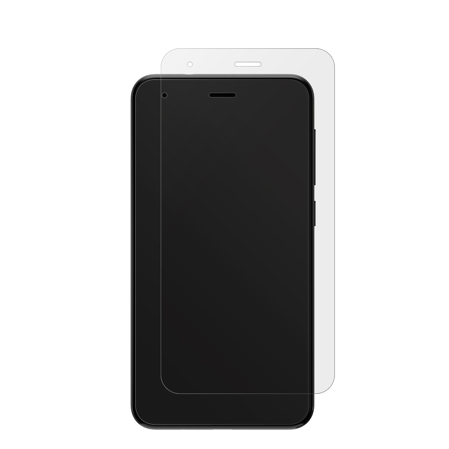 ZTEBlade A35 Lite mit aufgebrachter dipos Displayschutzfolie, die lästige Fingerabdrücke minimiert