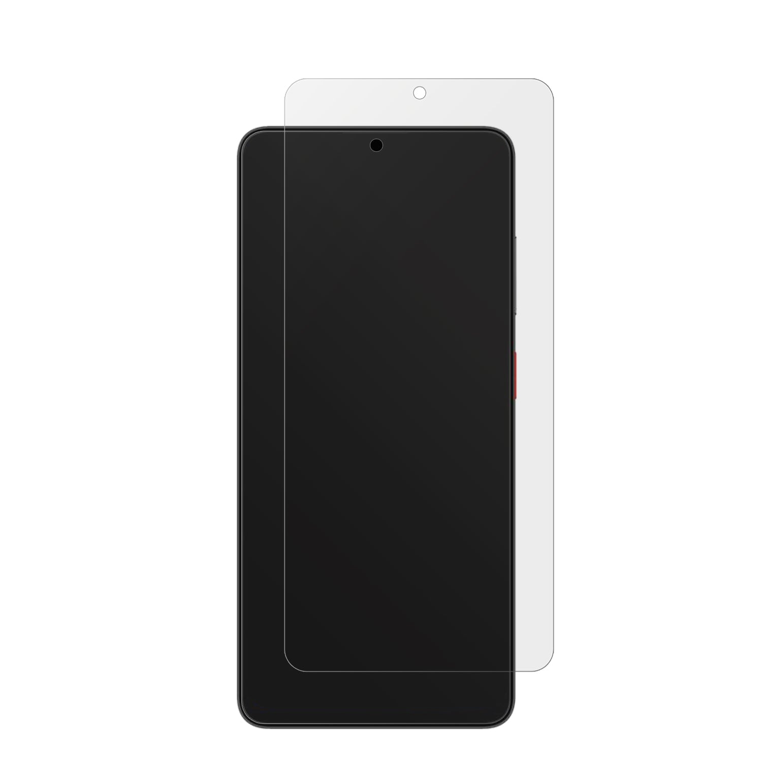 ZTEBlade A56 mit aufgebrachter dipos Displayschutzfolie, die lästige Fingerabdrücke minimiert