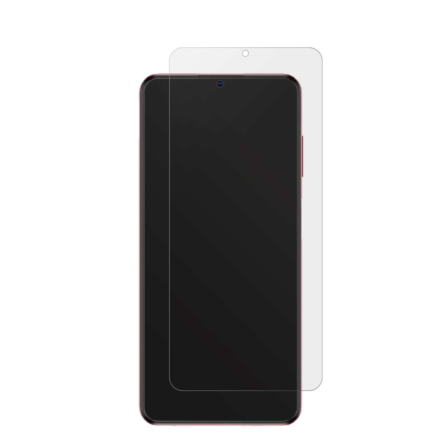 ZTEBlade V40 Vita mit aufgebrachter dipos Displayschutzfolie, die lästige Fingerabdrücke minimiert