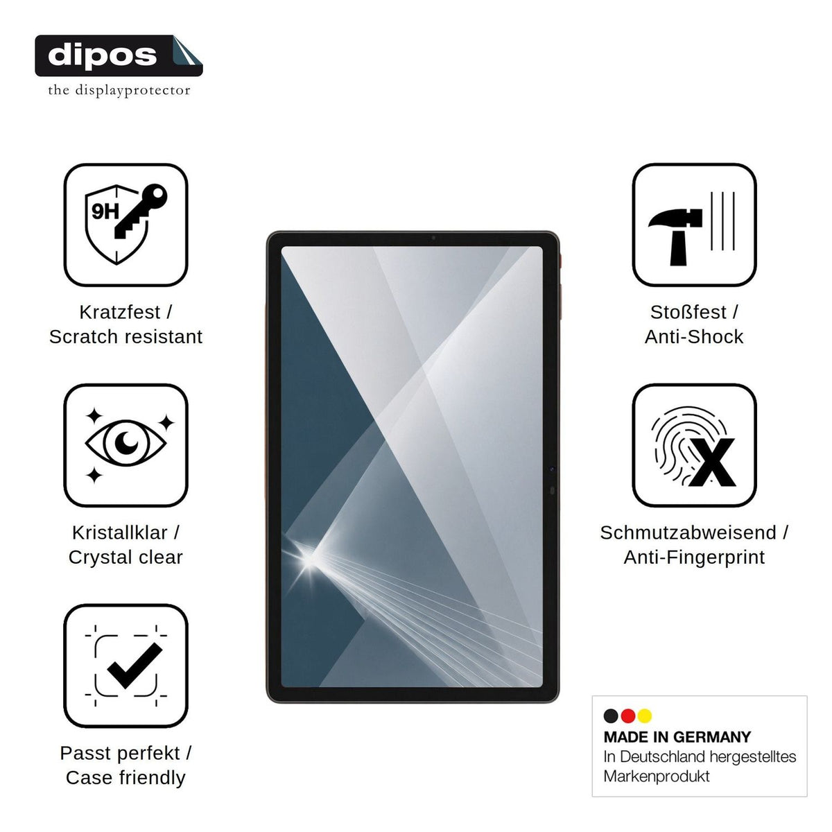 2x 9H Schutzfolie für Aiplus AI+ NovaTab 5G Panzerfolie