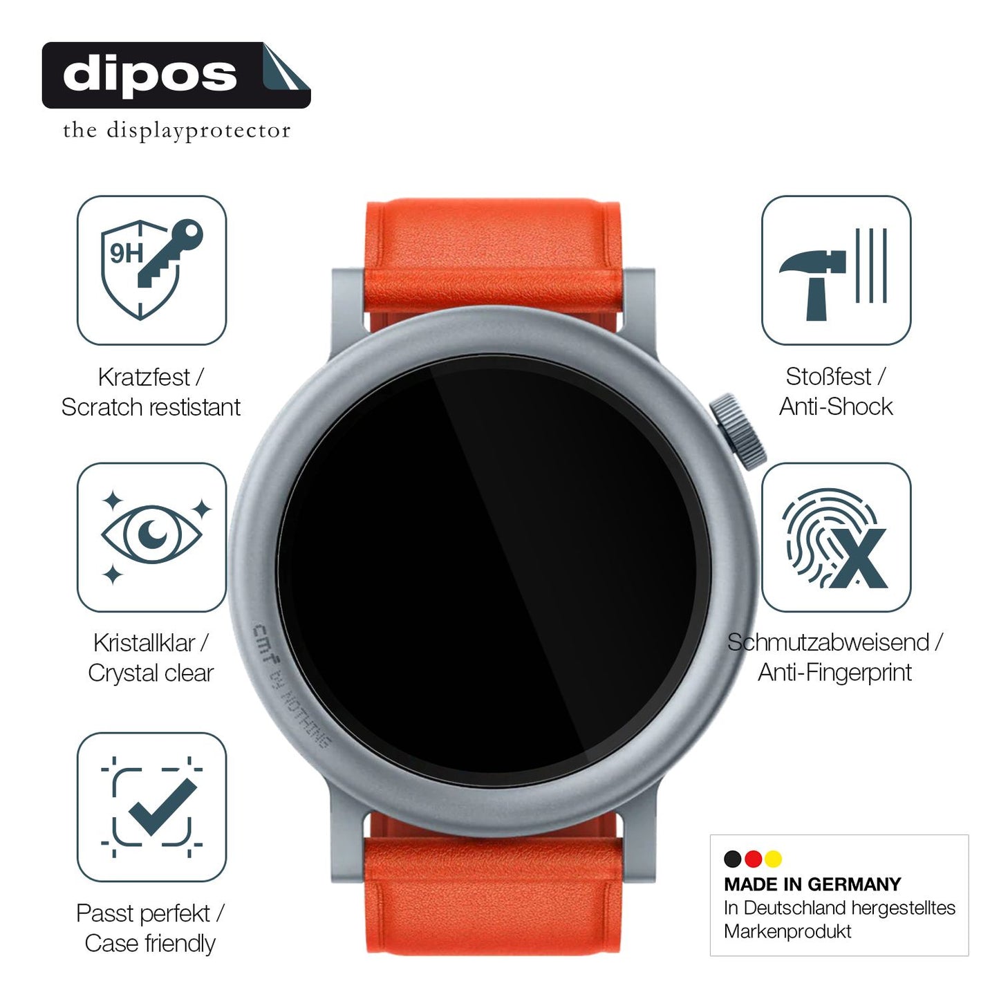 Displayschutz hergestellt in Deutschland, höchste Qualität made in Germany