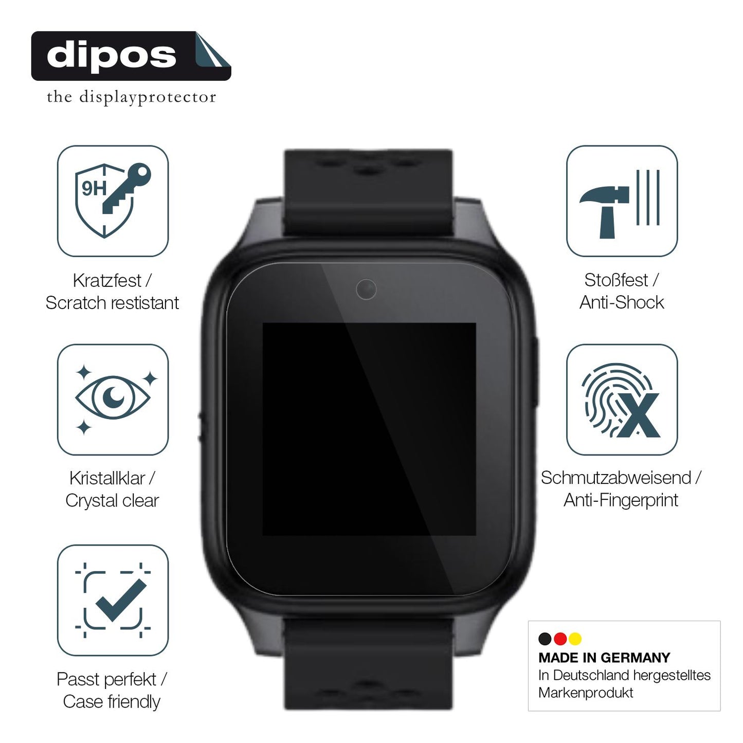 Displayschutz hergestellt in Deutschland, höchste Qualität made in Germany