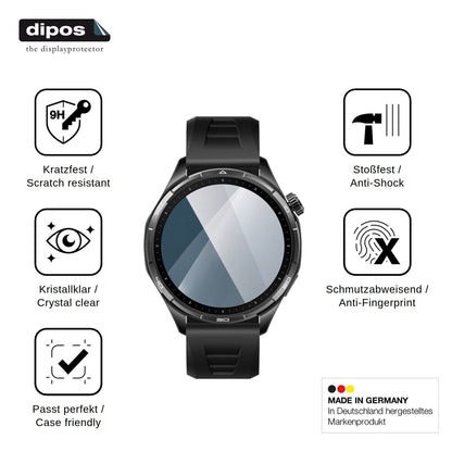 2x 9H Schutzfolie für Honor Watch 6 Pro Panzerfolie