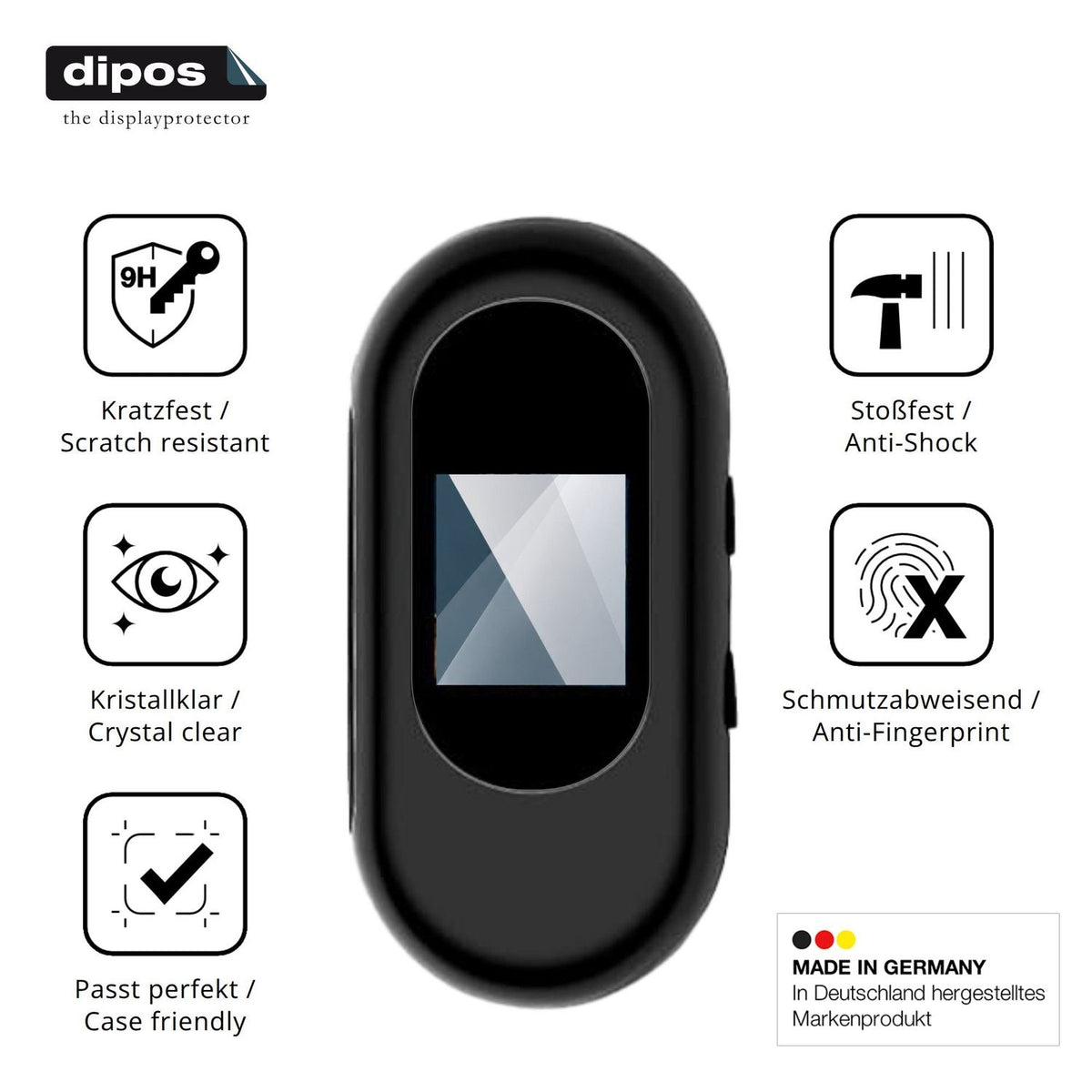 Displayschutz hergestellt in Deutschland, höchste Qualität made in Germany