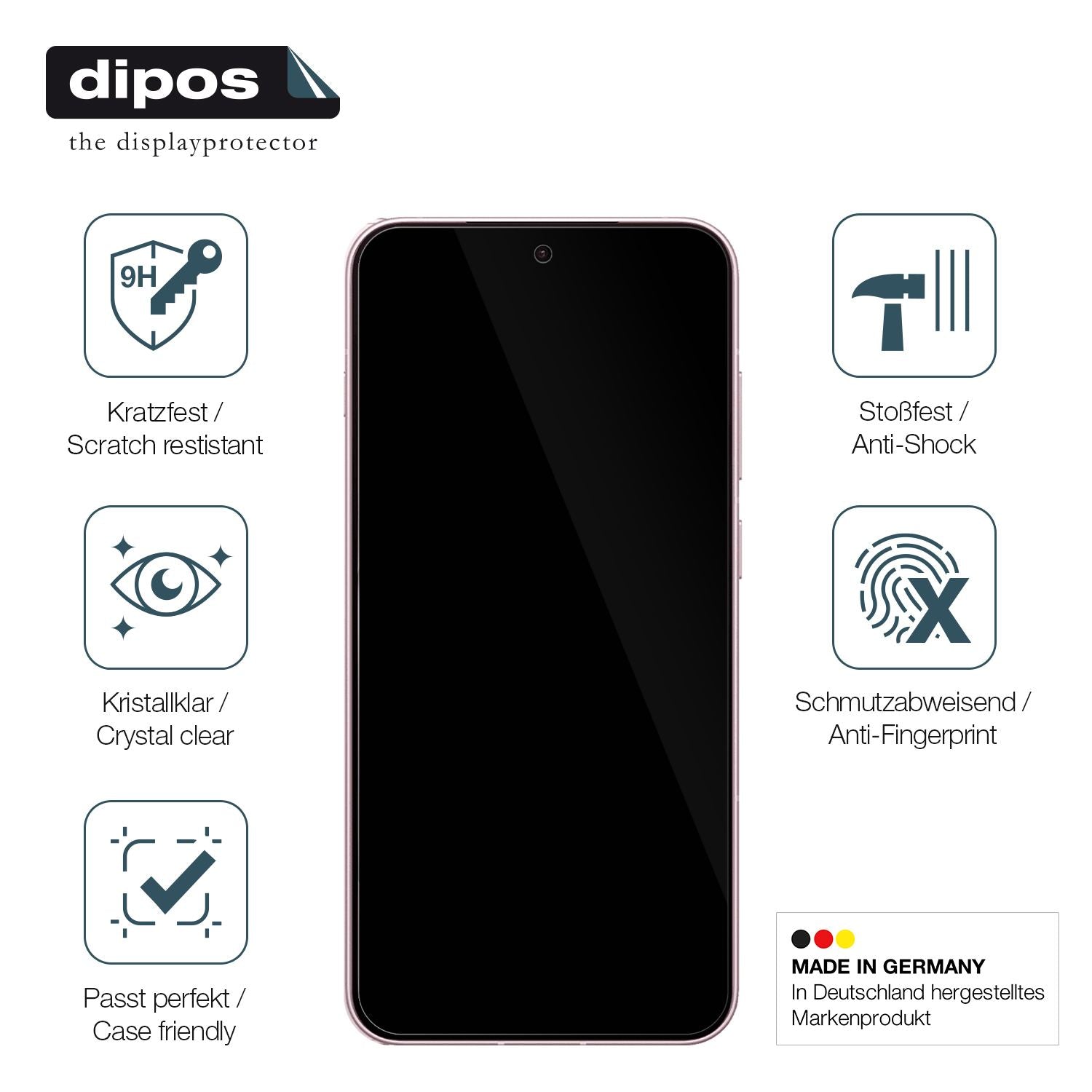 Displayschutz hergestellt in Deutschland, höchste Qualität made in Germany