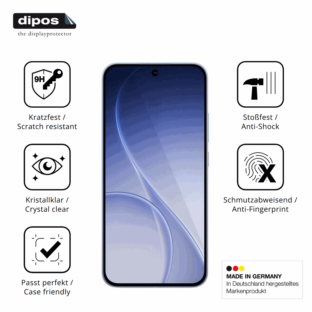 Displayschutz hergestellt in Deutschland, h�chste Qualit�t made in Germany