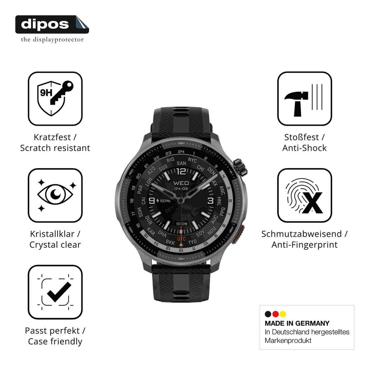 Displayschutz hergestellt in Deutschland, h�chste Qualit�t made in Germany
