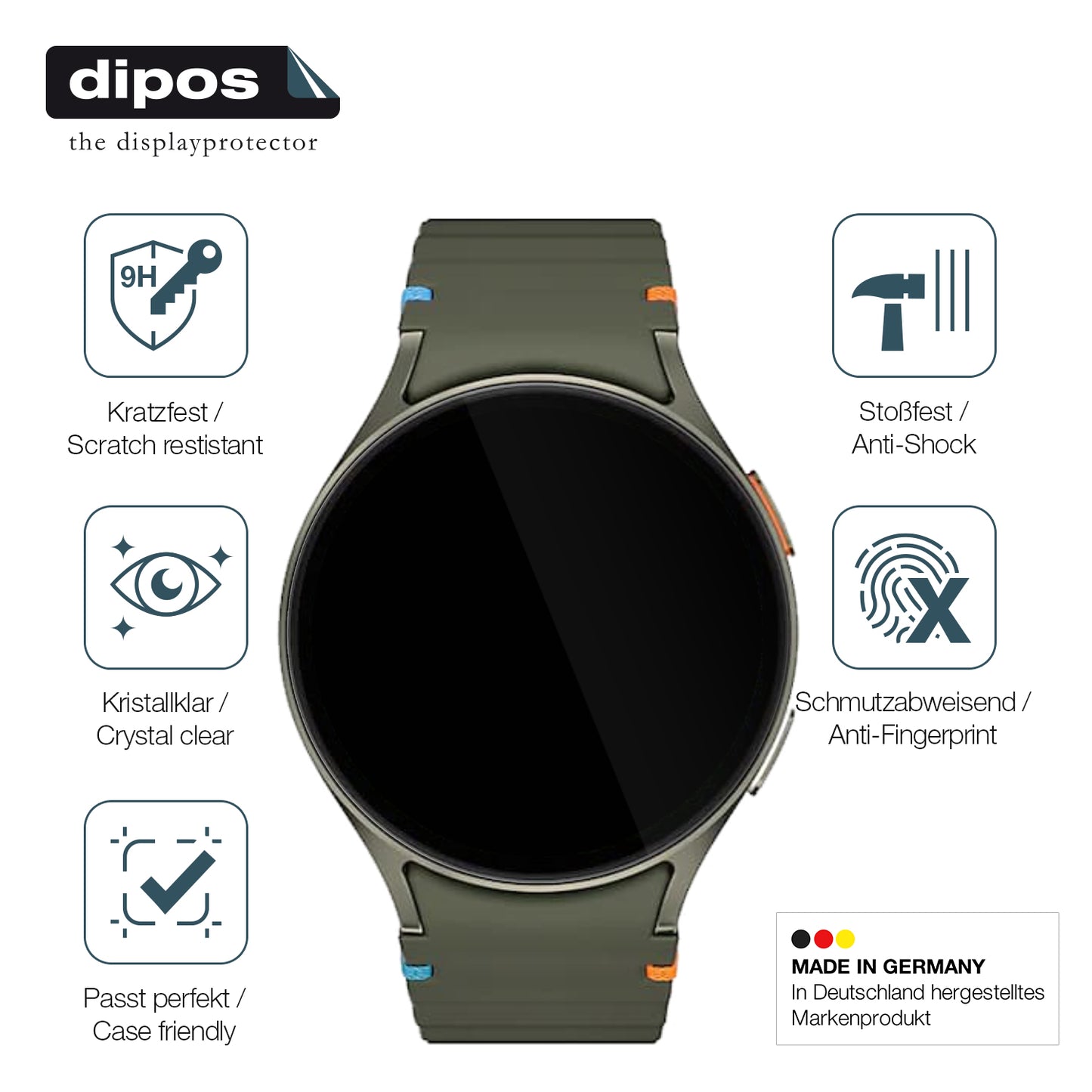 Displayschutz hergestellt in Deutschland, höchste Qualität made in Germany