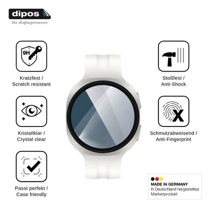 2x 9H Schutzfolie für Samsung Galaxy Watch 9 40mm Panzerfolie