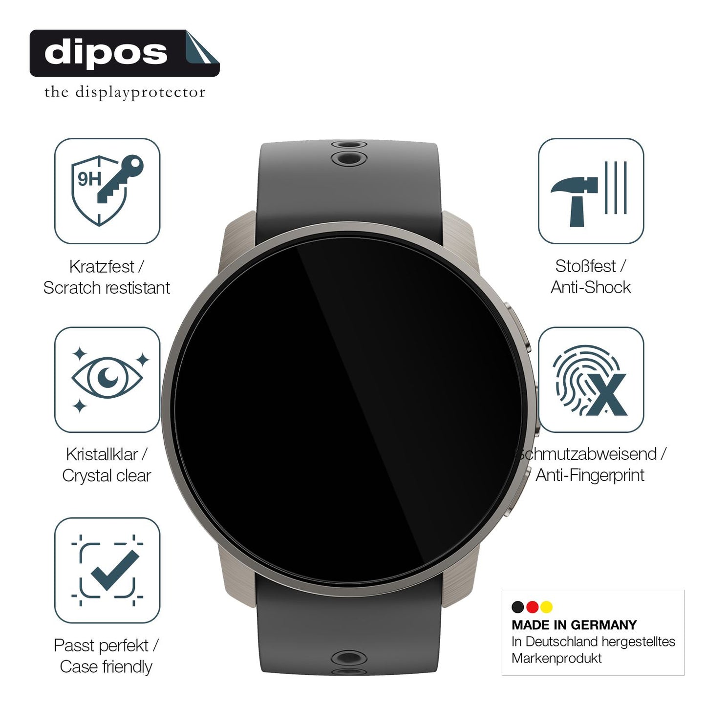 Displayschutz hergestellt in Deutschland, höchste Qualität made in Germany