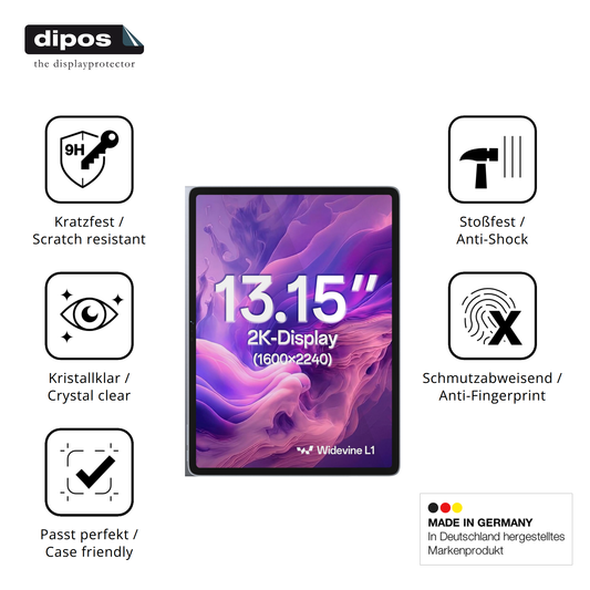 Displayschutz hergestellt in Deutschland, höchste Qualität made in Germany