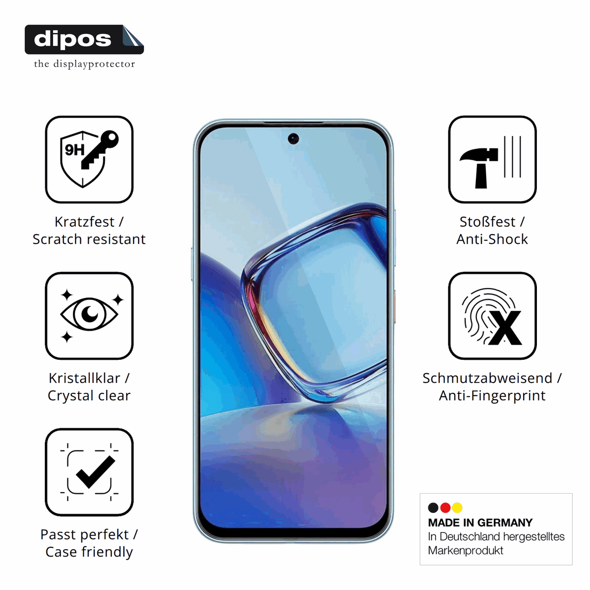 Displayschutz hergestellt in Deutschland, h�chste Qualit�t made in Germany