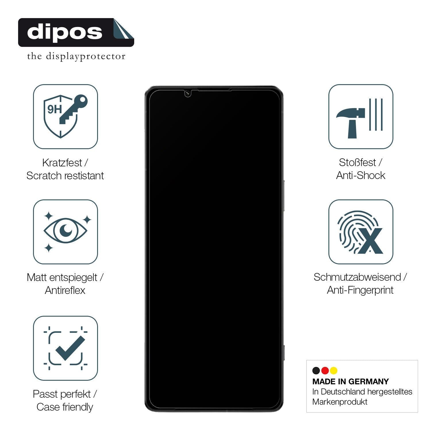 Displayschutz hergestellt in Deutschland, höchste Qualität made in Germany