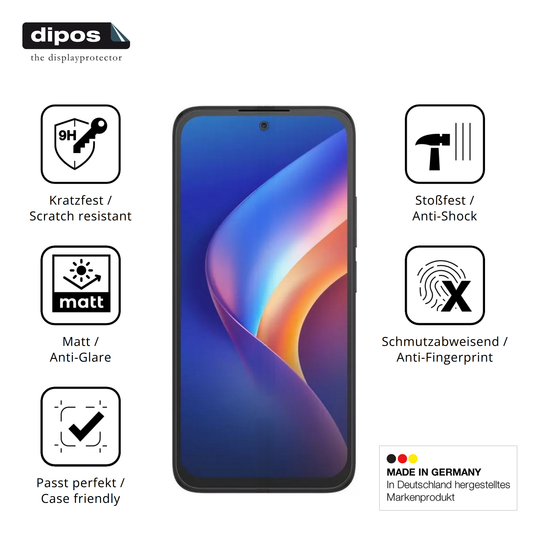 Displayschutz hergestellt in Deutschland, höchste Qualität made in Germany