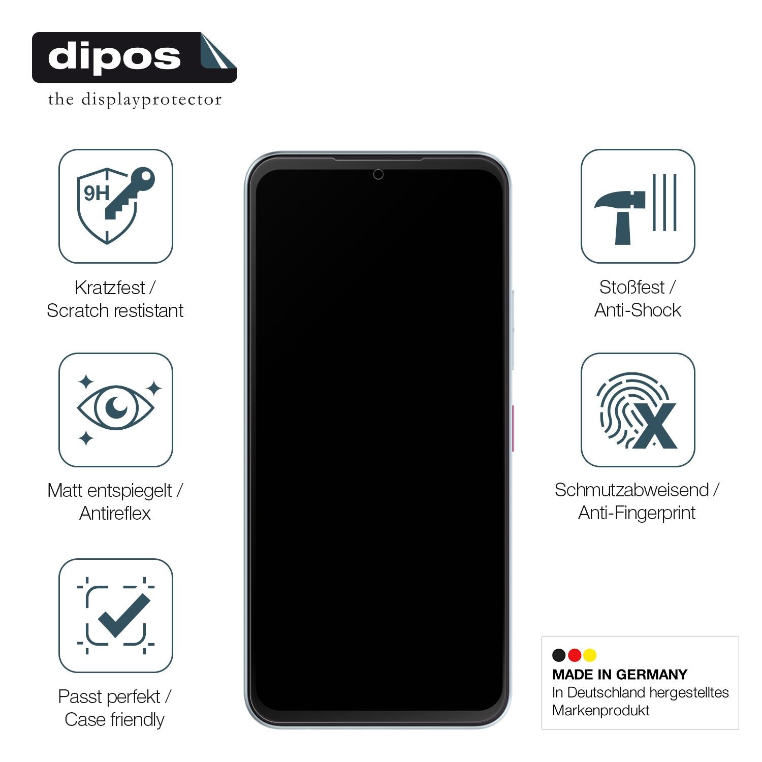 Displayschutz hergestellt in Deutschland, höchste Qualität made in Germany