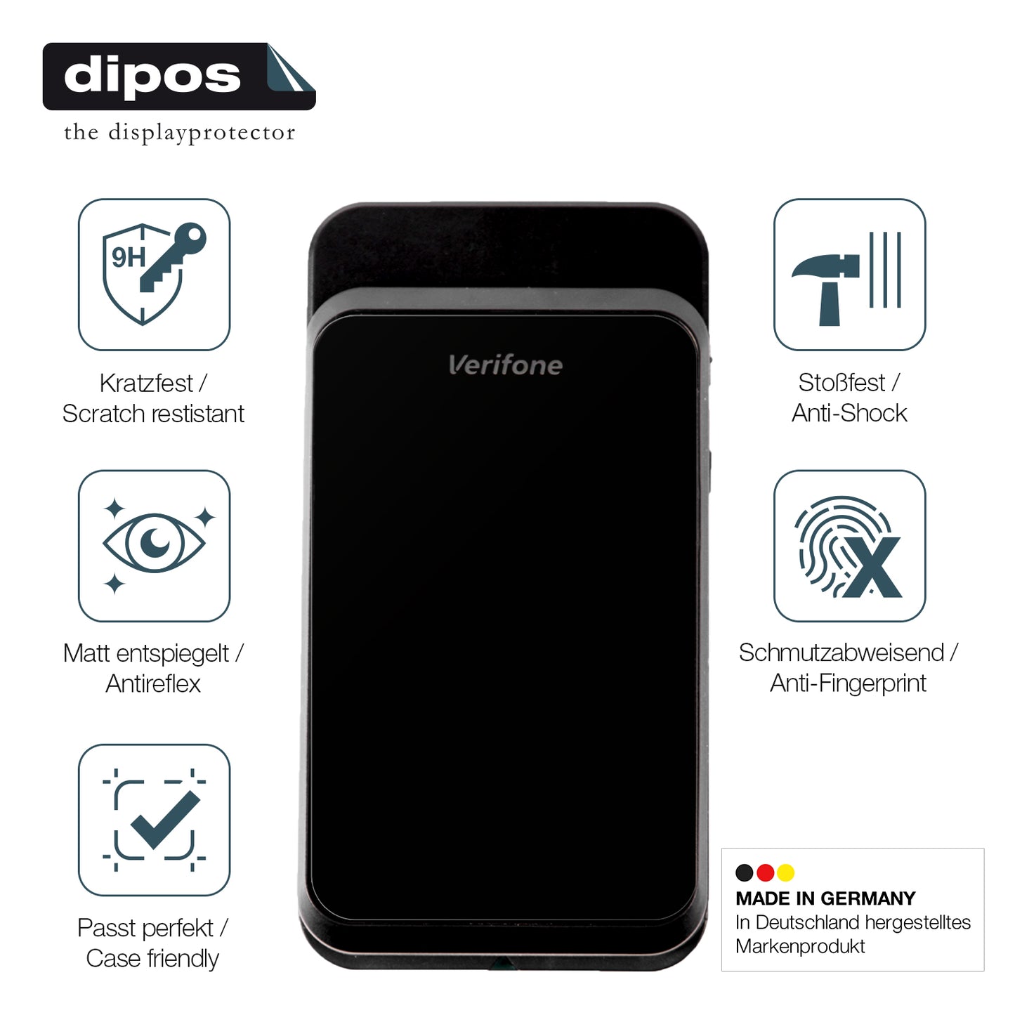 Displayschutz hergestellt in Deutschland, höchste Qualität made in Germany