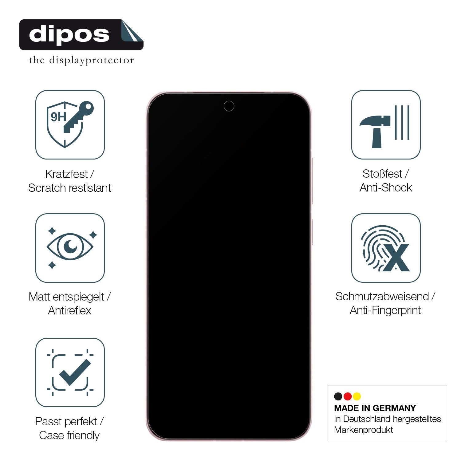 Displayschutz hergestellt in Deutschland, höchste Qualität made in Germany