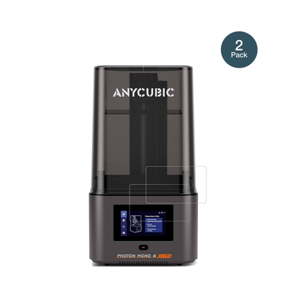 AnycubicPhoton Mono 4 mit aufgebrachter dipos Flex Schutzfolie, glasklare Darstellung ohne Einschränkungen