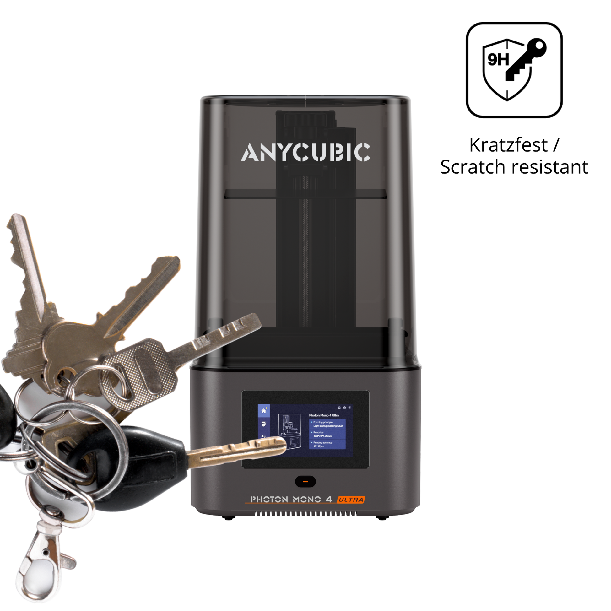 dipos Displayschutz für Anycubic Photon Mono 4 Ultra, mattierte Oberfläche, robuste Festigkeit und perfekte Passform