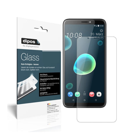 1x 9H Schutzfolie matt für HTC Desire 12 Plus Panzerfolie