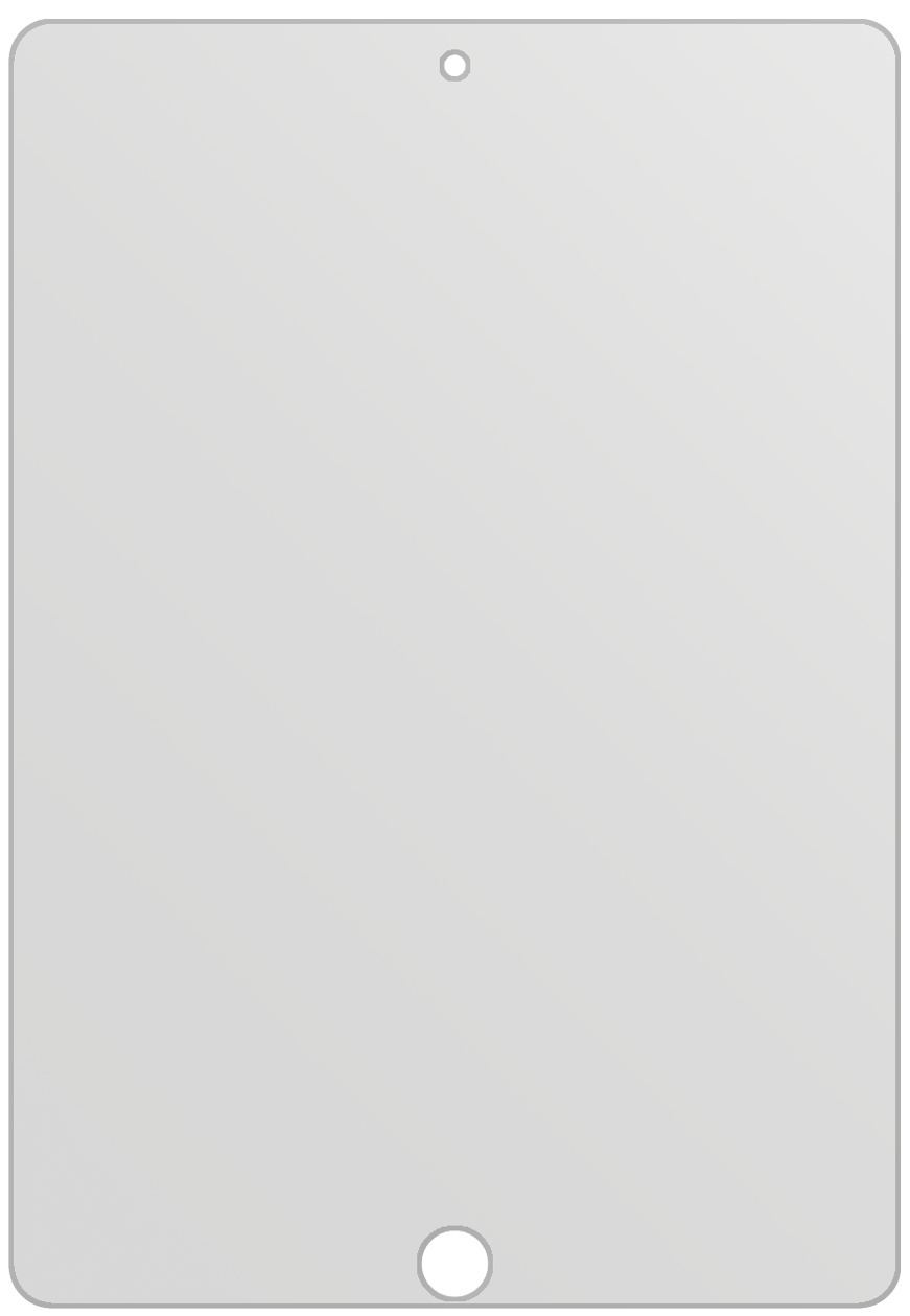 dipos Displayschutz für Apple iPad 10.2 Zoll (2021), mattierte Oberfläche, geringe Dicke und perfekte Passform
