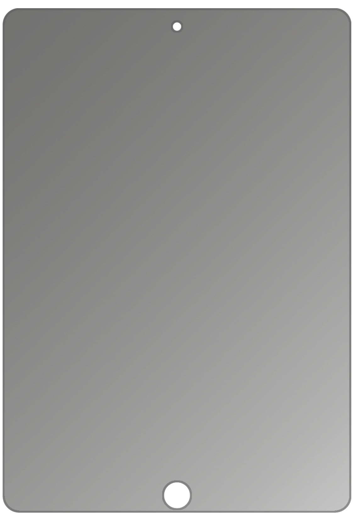 dipos Displayschutz für Apple iPad 10.2 Zoll (2021), mattierte Oberfläche, Blickschutzfilter und perfekter Passform