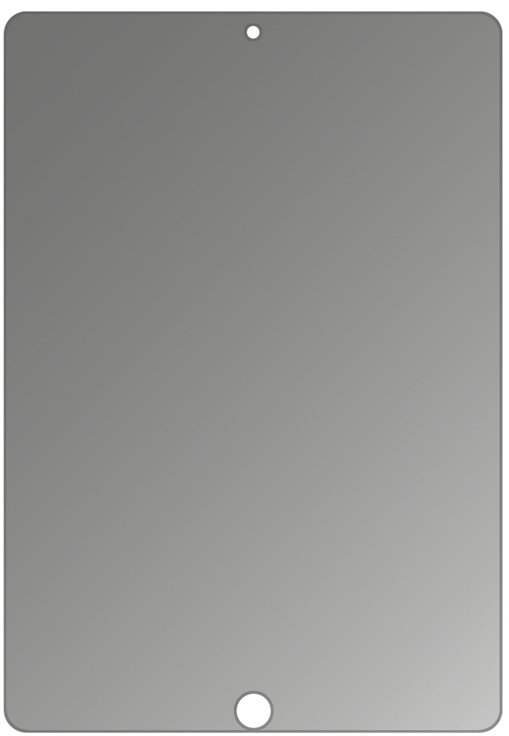 dipos Displayschutz für Apple iPad Air (2019) 10.5 Zoll, mattierte Oberfläche, Blickschutzfilter und perfekter Passform