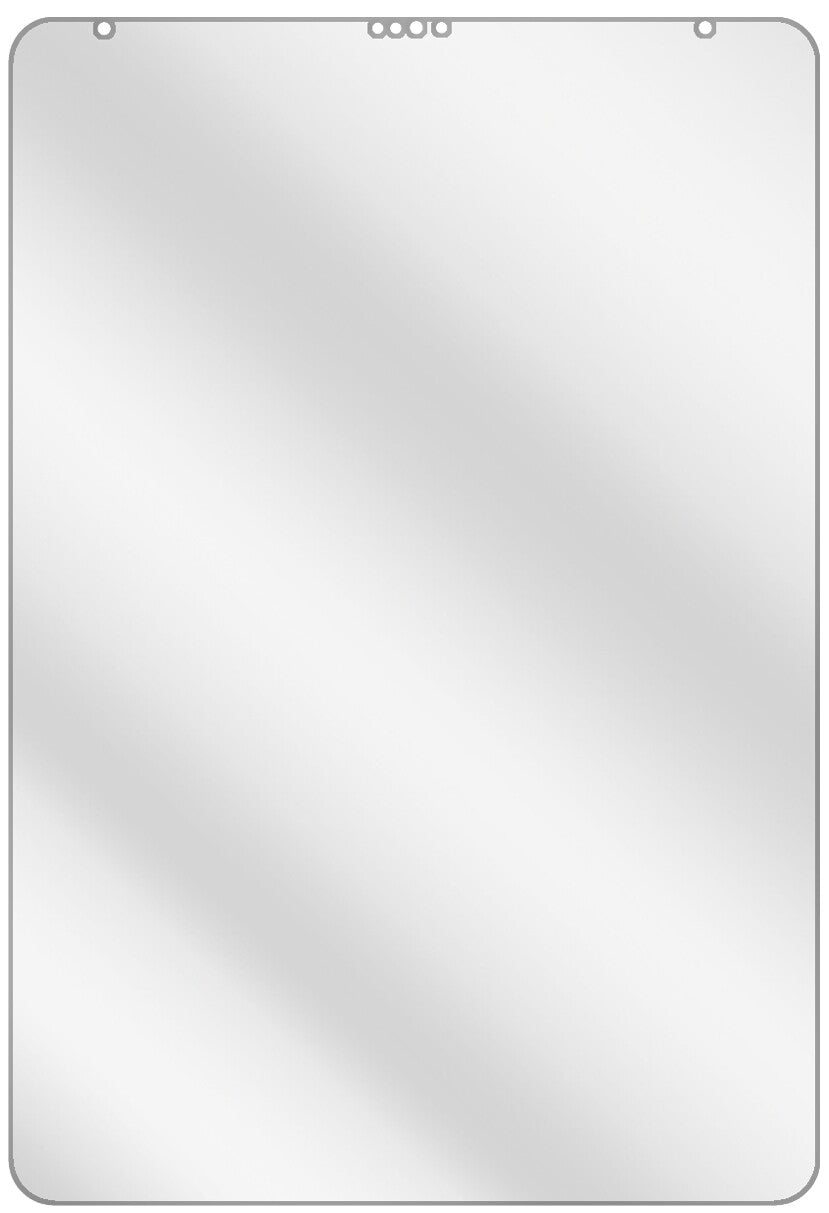 dipos Displayschutz für Apple iPad Pro 12.9 Zoll (2021), transparente Oberfläche, geringe Dicke und perfekte Passform